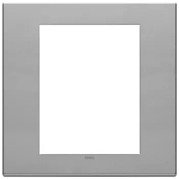 22668.02 Рамка Eikon EXE Серебро 8-модульная Vimar
