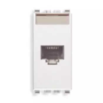 20338.8.B Розетка rj45 cat 5e utp t568a/b , белая Vimar Eikon