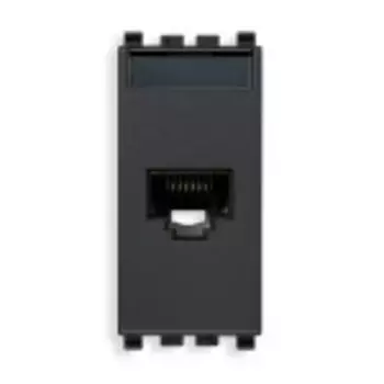 20339.6 Розетка rj45 netsafe cat6 utp 110 Vimar Eikon