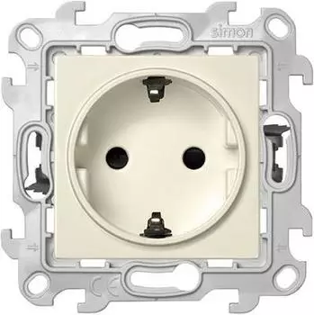 2420432-031 Розетка 2К+З с защ штор Push&amp;Go, сл кость Simon 24