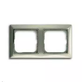 2512-93-507 Рамка Basic 55 Шампань 2-постовая ABB