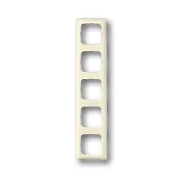 2515-212K-102 Рамка Busch-Duro 2000 SL Слоновая кость 5-постовая ABB