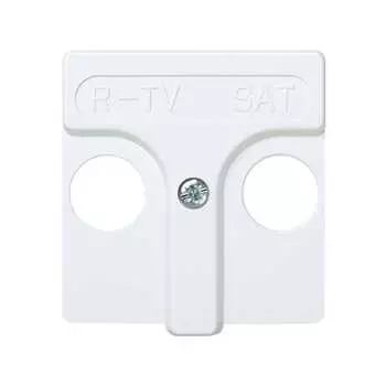 27097-34 Накладка на розетку телевизионную R-TV+SAT, широкий модуль, Simon 27, белый