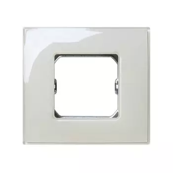 27771-31 Рамка декоративная, 1 пост, (+суппорт), Simon 27 Neos, Глянец, слоновая кость