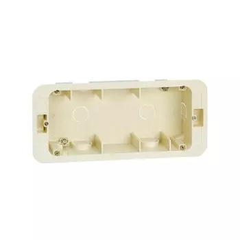 27855-61 Коробка для внутреннего монтажа 1-рядной рамки с суппортами, 236х96х50,5мм