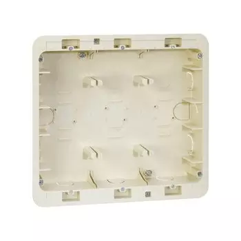 27857-61 Коробка для внутреннего монтажа 3-рядной рамки с суппортами,236х266х50,5мм