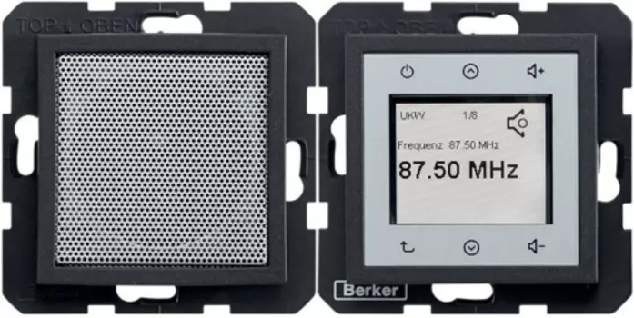 28801606 RADIO TOUCH, B.7, цвет: антрацитовый Berker