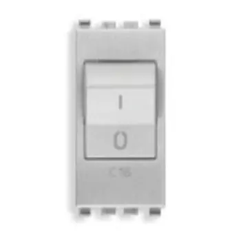 20405.16.N Выключатель термомагнитный 1p+n c16 120-230v, серебро матовое Vimar Eikon