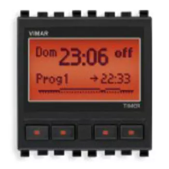 20448 Часы-программатор на 1 канал Vimar Eikon
