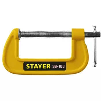 Чугунная струбцина Stayer SG-100 G, 3215-100 (100 мм)