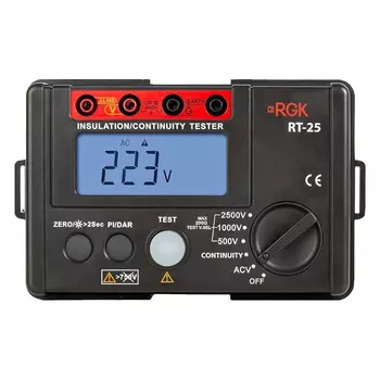 Цифровой мегаомметр Rgk RT-25, 779708, + поверка