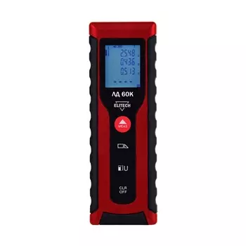 Дальномер лазерный Elitech ЛД 60К 201465