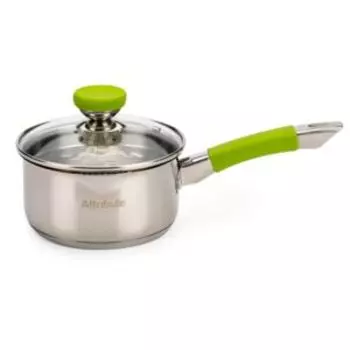 Ковш Attribute Lime, 16 см, 1.5 л, нерж. сталь