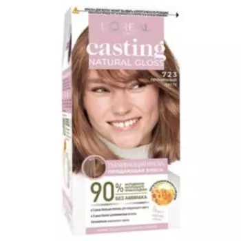 Краска для волос LOREAL Casting Natural Gloss, Пряничный латте 723