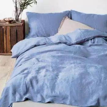 Комплект постельного белья Rustic Blue, 2-сп, нав. 70х70 см, полисатин