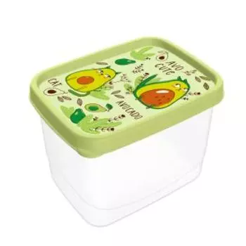 Контейнер для продуктов Avocado, 0.5 л, прямоугольный, пластик