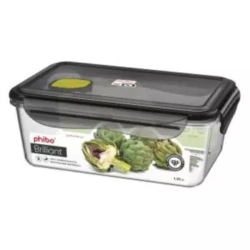 Контейнер для продуктов герметичный Brilliant, 1.35 л, пластик