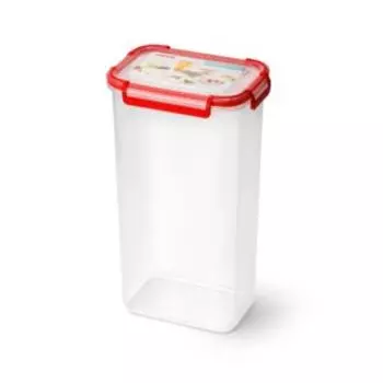 Контейнер для продуктов, герметичный на защелках, 2.85 л, пластик, в ассортименте