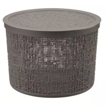 Коробка Idea Бязь с крышкой, D22 см, 4,5 л
