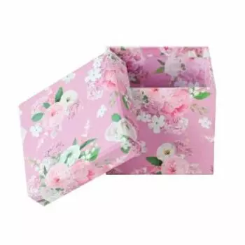 Коробка подарочная, куб, 15х15х13 см, в ассортименте