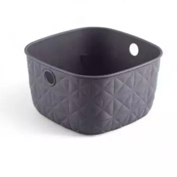 Корзина Curver Softex XS, 3 л, пластик, тёмно-серый
