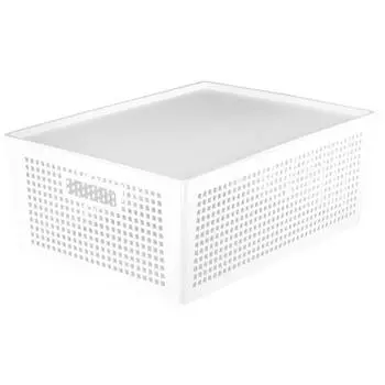 Корзина Полимербыт Traymix, 16.5 л, 41.5х31х15.3 см, белый