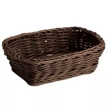 Корзинка Esprado Costura, 19x13x6 см, пластик, коричневый