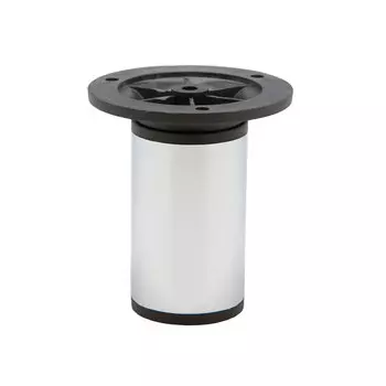 Опора мебельная Lemax регулируемая пластик/металл хром 100 мм (N0040-100)