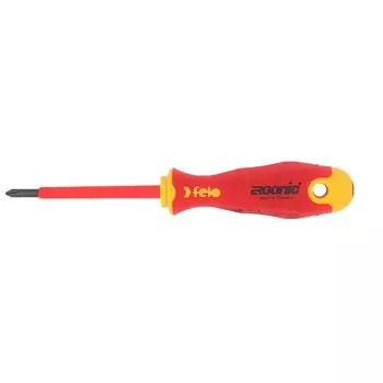 Отвертка диэлектрическая крестовая PH1 174 мм 1000 В Felo Ergonic (41410290)