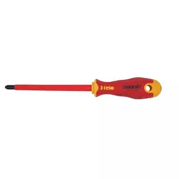 Отвертка диэлектрическая крестовая PH3 262 мм 1000 В Felo Ergonic (41430490)