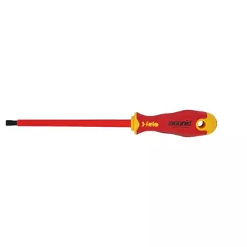 Отвертка диэлектрическая плоская SL8 287 мм 1000 В Felo Ergonic (41308090)