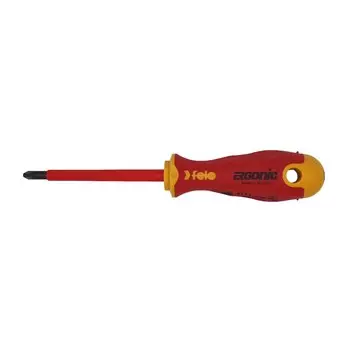Отвертка диэлектрическая SL/Z2 206 мм 1000 В Felo Ergonic (41720390)