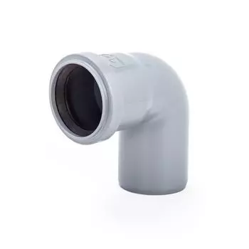 Отвод Lammin d50 мм 87,5° пластиковый для внутренней канализации