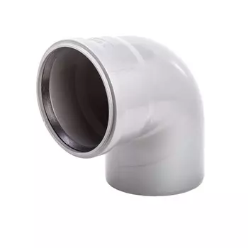 Отвод Lammin d110 мм 87,5° пластиковый для внутренней канализации (Lm35040011090)