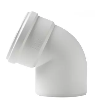 Отвод Pro Aqua Stilte Plus d58 мм 45° пластиковый шумопоглощающий для внутренней канализации