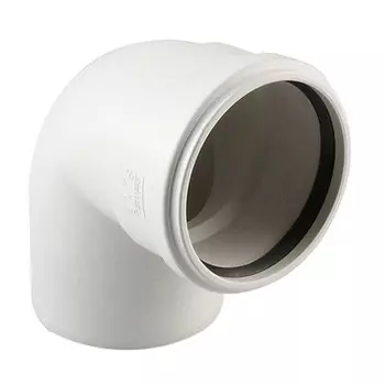 Отвод Pro Aqua Stilte Plus d58 мм 87,5° пластиковый шумопоглощающий для внутренней канализации