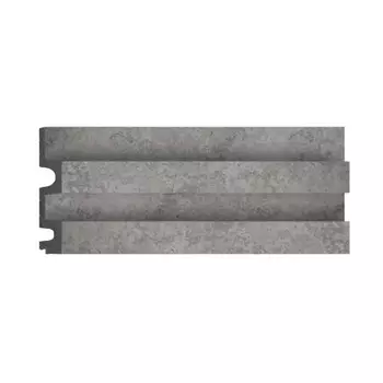 Панель декоративная из экополимера 122х2900х21 мм Decomaster D302-1619-10 серая 0,354 кв.м
