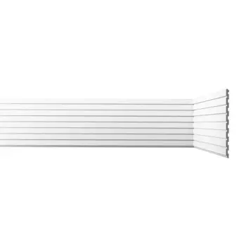 Панель декоративная из экополимера 200х2600х8 мм Bello Deco XPS СП 06/2.6 белая 0,52 кв.м
