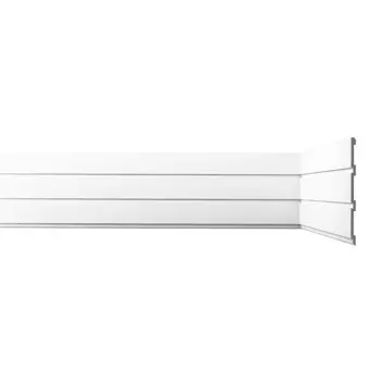 Панель декоративная из экополимера 200х2600х9 мм Bello Deco XPS СП 02/2.6 белая 0,52 кв.м