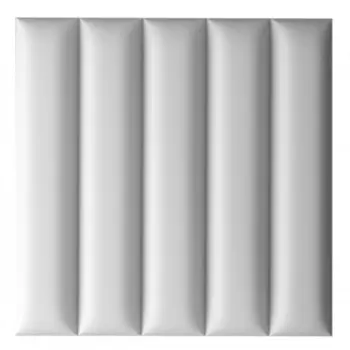 Панель декоративная из экополимера 500х500х35 мм Bello Deco Polymer СП 19 белая 0,25 кв.м