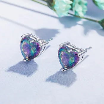 SACE GEMS классические серьги из медного сплава с разноцветным цирконием для женщин, подарки на свадьбу синий