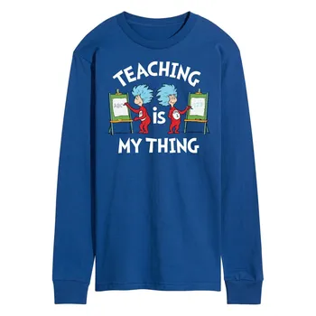 Мужская футболка Dr. Seuss Teaching Is My Thing с длинным рукавом Licensed Character