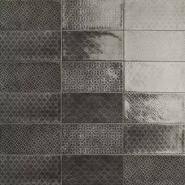 Плитка Mainzu Camden Decor Nero 10x20 см
