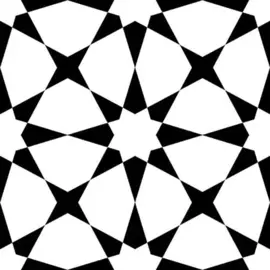 Плитка Navarti Small Tile Cement-M Star Black 20x20 см