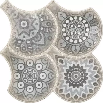 Плитка Oset Granada Deco Grey 33x33 см PT14296