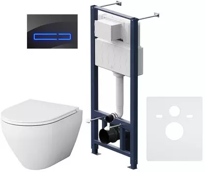 Комплект подвесной унитаз + система инсталляции Am.Pm Spirit 2.0 Touch Pro IS450A38.701700