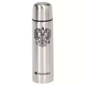 Термос Daniks SL-50Z серебристый