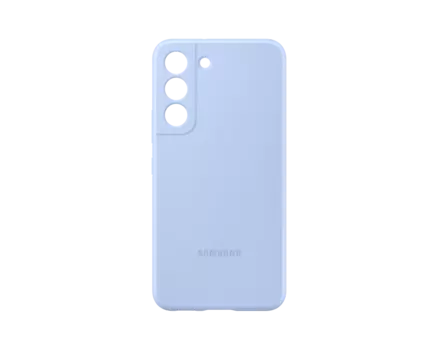 Чехол-накладка Samsung Protective Standing blue для смартфона Samsung Galaxy S22, Силикон, поликарбонат, микрофибра., Арктический голубой (EF-PS901TLEGRU)