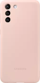 Чехол-накладка Samsung Silicone Cover для смартфона Samsung Galaxy S21+, силикон, розовый (EF-PG996TPEGRU)