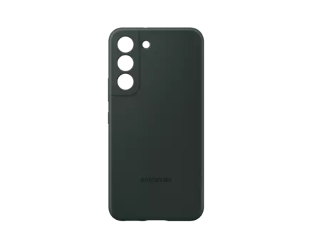 Чехол-накладка Samsung Silicone Cover green для смартфона Samsung Galaxy S22, Силикон, поликарбонат, микрофибра., Лесной зелёный (EF-PS901TGEGRU)